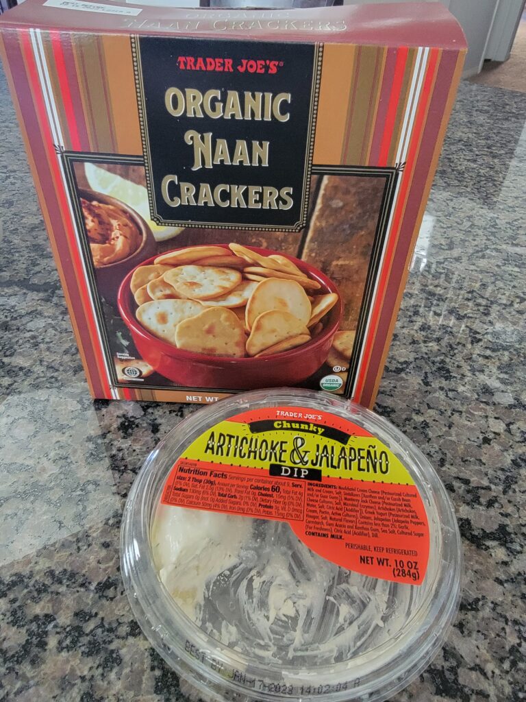 Organic Naan Crackers from Trader Joes